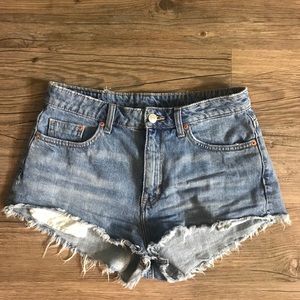 Denim shorts